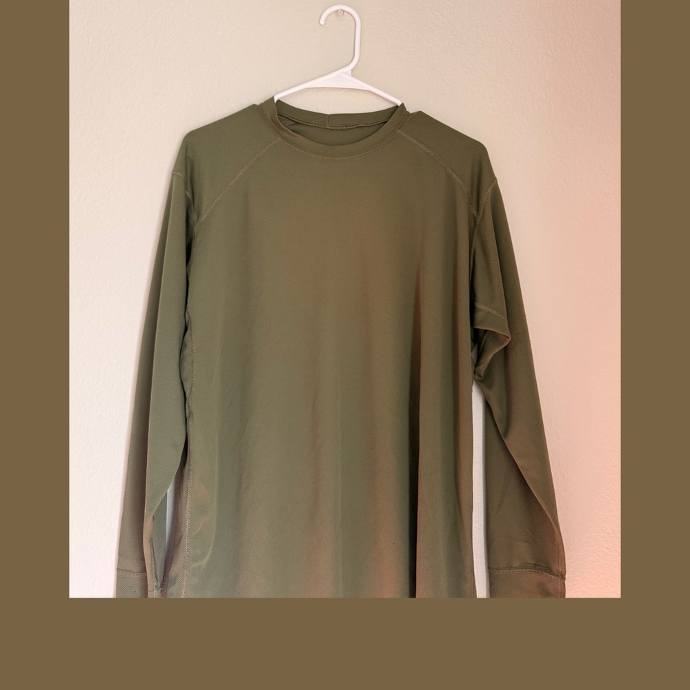 XGO Phase 1 Tactical Base Layer Shirt - OD Green - Size Large - Made in USA